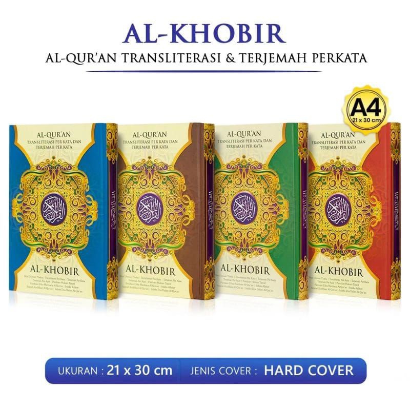 Al Qur'an Al Khobir Perkata Latin Terjemahan ukuran Besar A4
