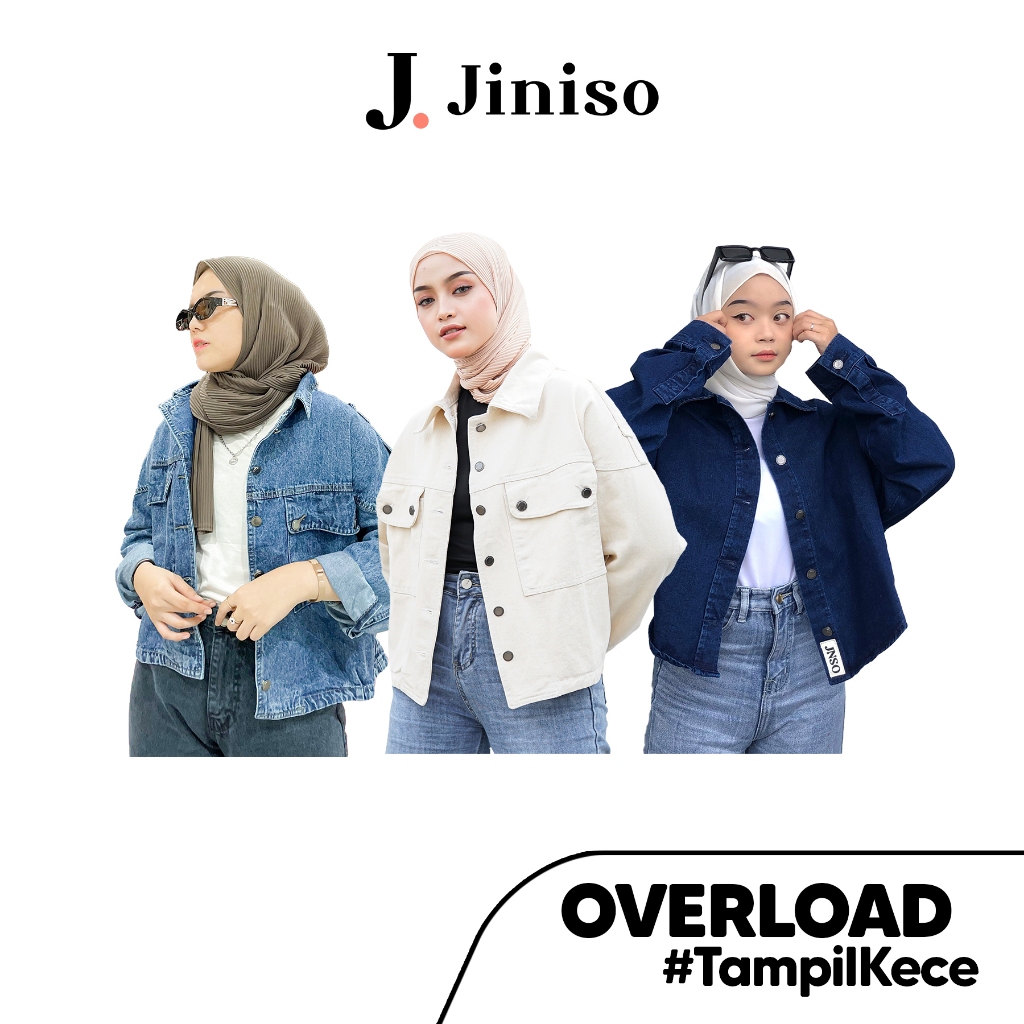 JINISO - Oversize Jaket Jeans
