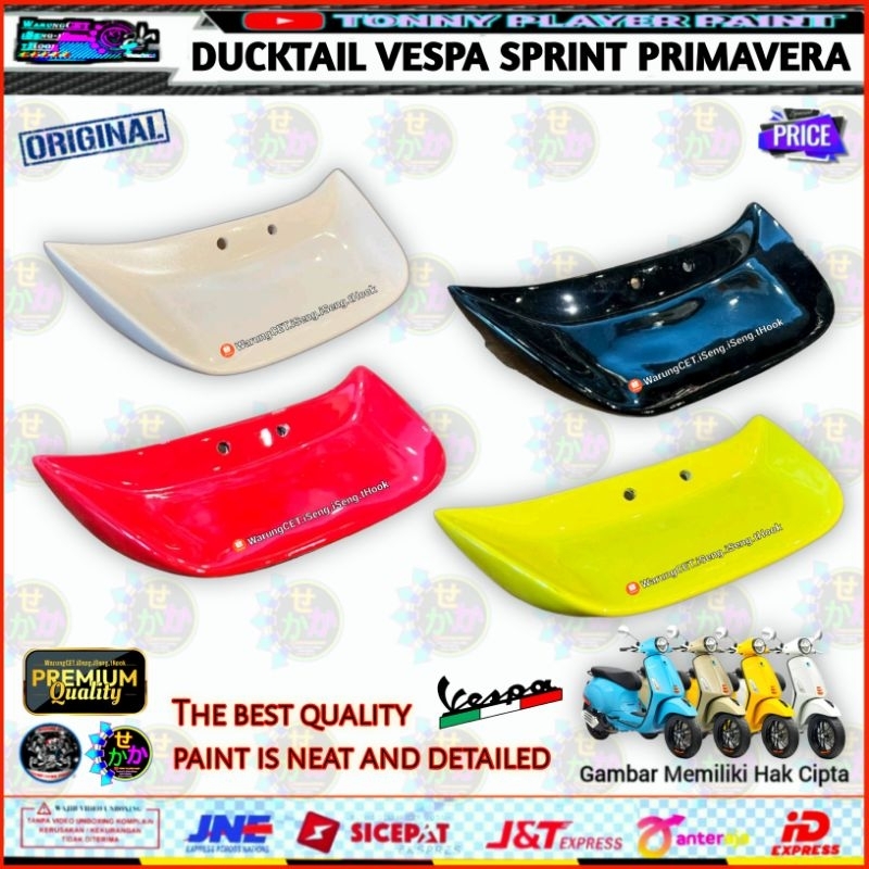 Ducktail Vespa Sprint Primavera Behel Variasi Vespa Matic