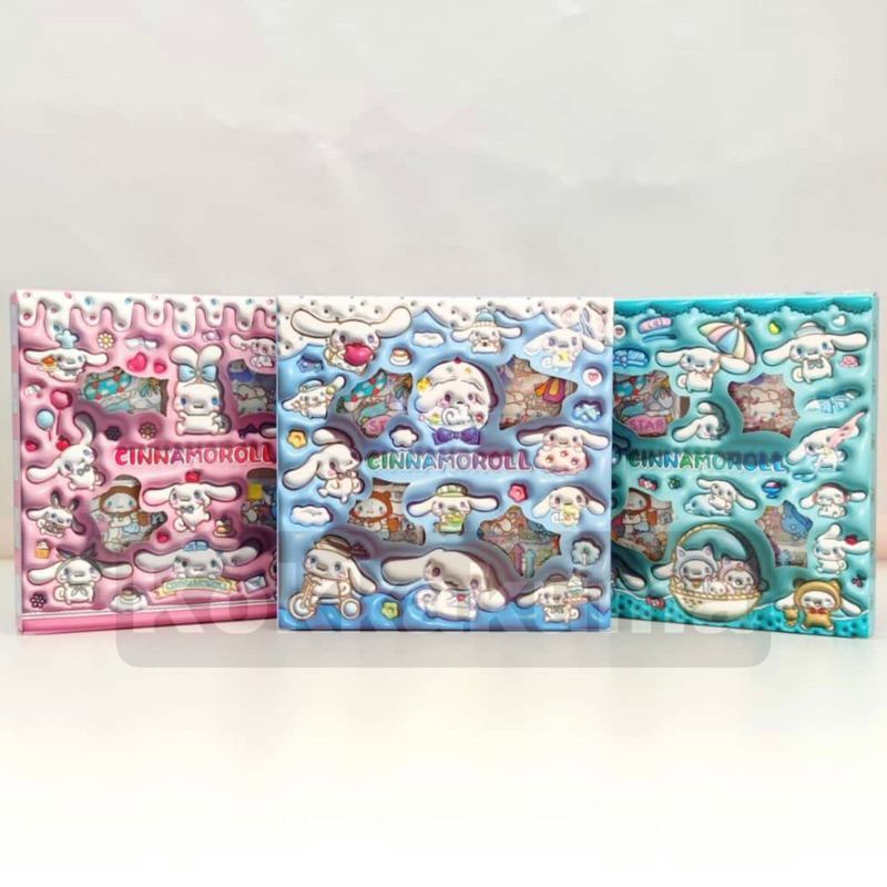 

( KKM ) CINNAMOROLL SANRIO 3D Sticker Box NONO / MOMO 2D Dekorasi Anak LAKI LAKI Journal Aesthetic / Jurnal Binder Stiker Box 1 Set isi 100 Lembar Waterproof Anti Air