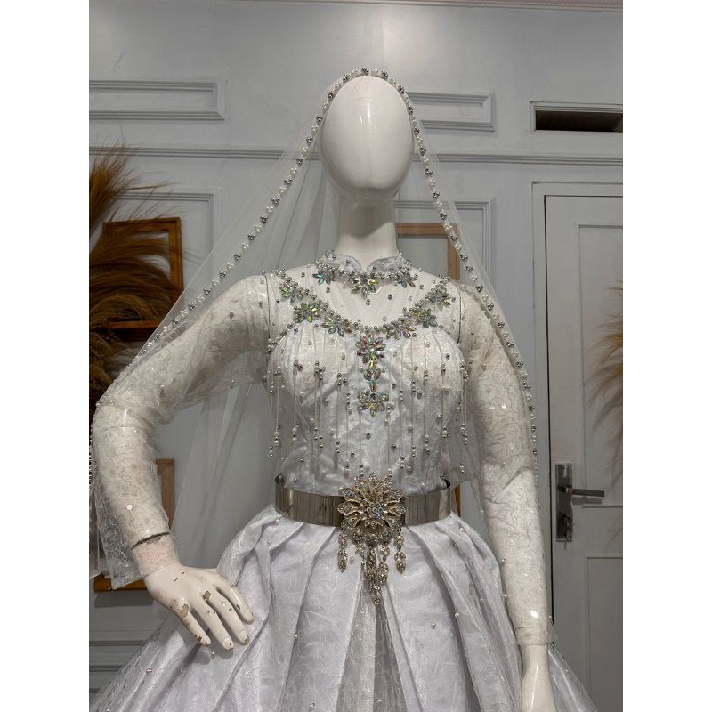 gaun pengantin bollgown gaun pengantin Barbie gaun pengantin terbaru