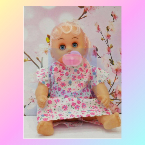 Boneka Bayi Nangis Empeng ukuran BESAR dan KECIL - Boneka Bisa Menangis