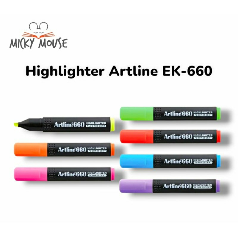 

1 pcs Highlighter Artline EK-660 / Stabilo Artline