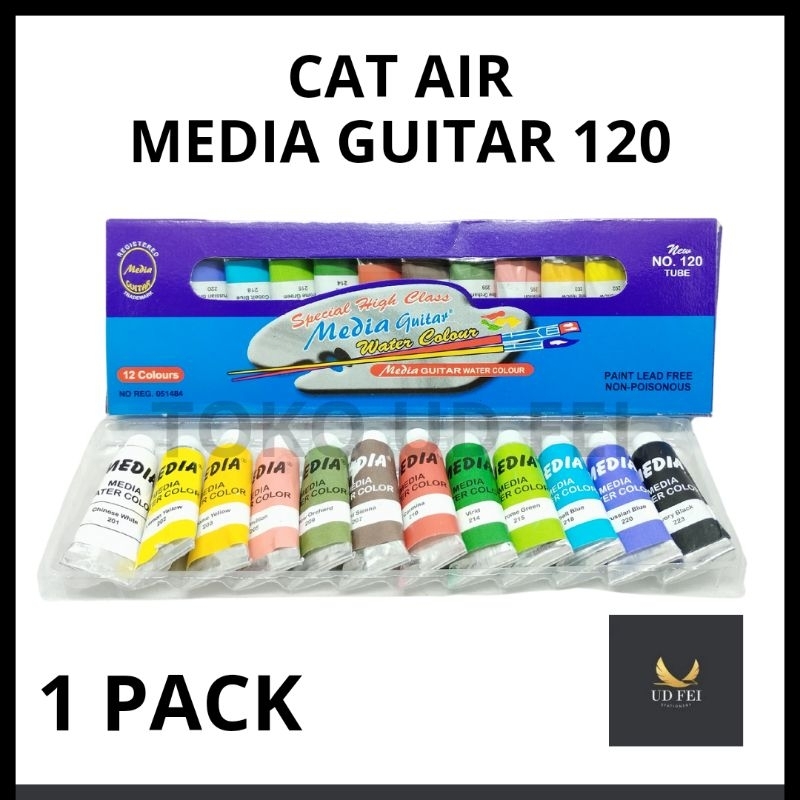 

(1 PACK) Cat air media guitar 120/Cat air murah/ Cat air 120