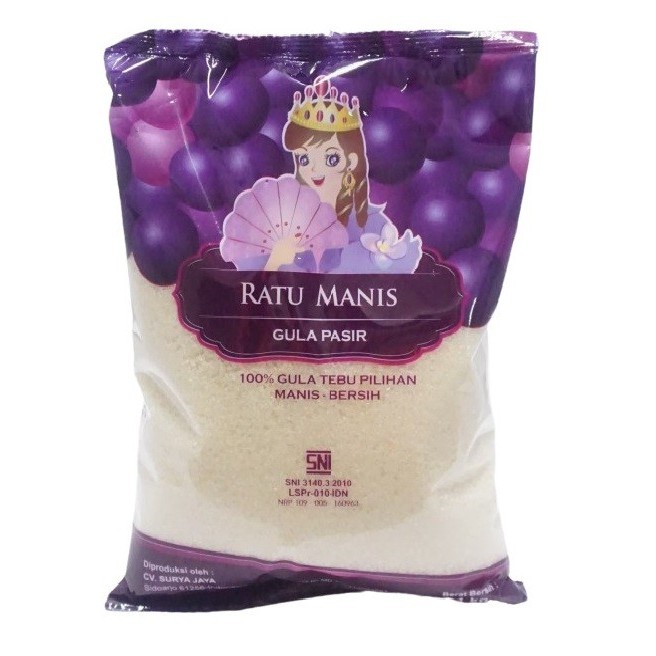 

gula pasir ratu manis 1 kg