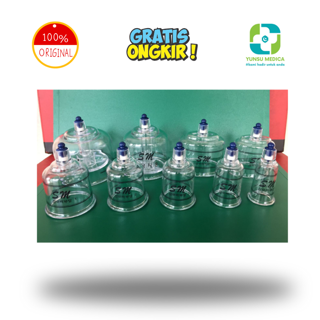 (Bisa COD) TERMURAH Kop Bekam Sammora Premium no.1,2,3,4,5 Dijual satuan (Eceran) MURAH