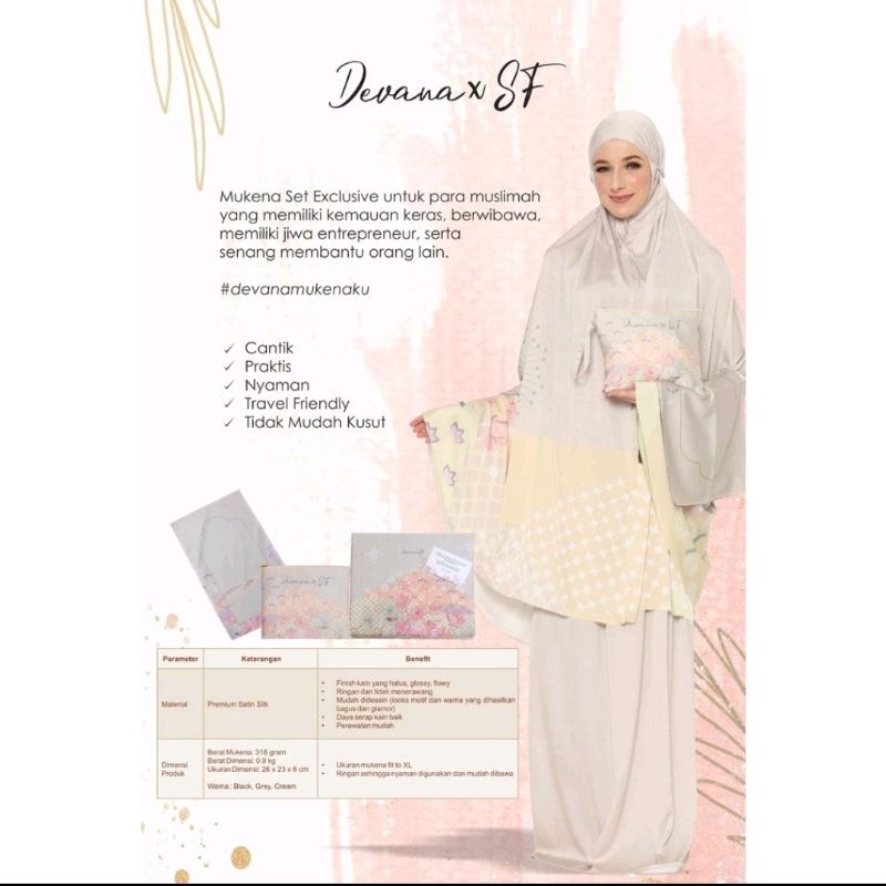 PL Mukena Devana x SF full set