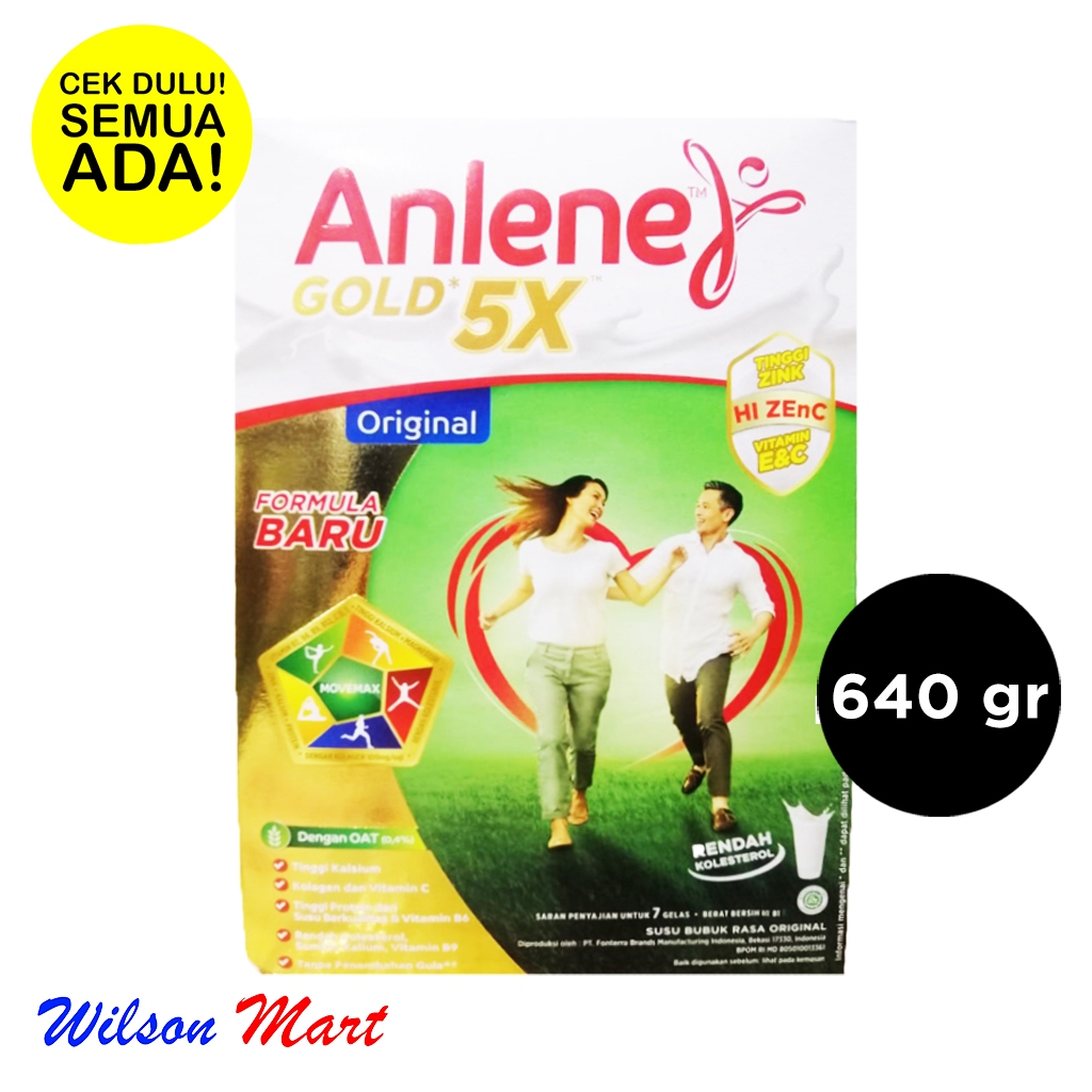 

ANLENE GOLD ORIGINAL 640 GRAM