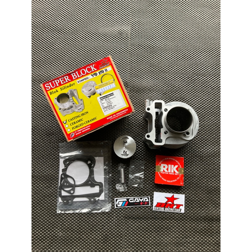 BLOK CAST IRON BRT BEAT POP ESP STREET SCOOPY ESP 54.50 BOREUP 130 CC