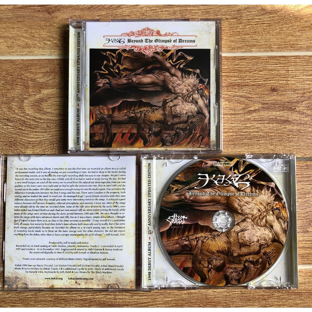 CD Kekal - Beyond the Glimpse of Dreams (re-issue 2023)