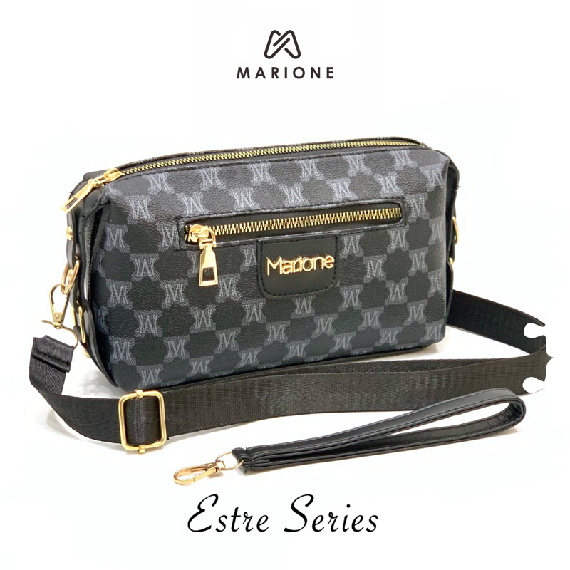 MARIONE - Tas Selempang wanita ESTRE Handbag wanita slingbag ( Kulit Tebal ya) Handbag Pria Wanita