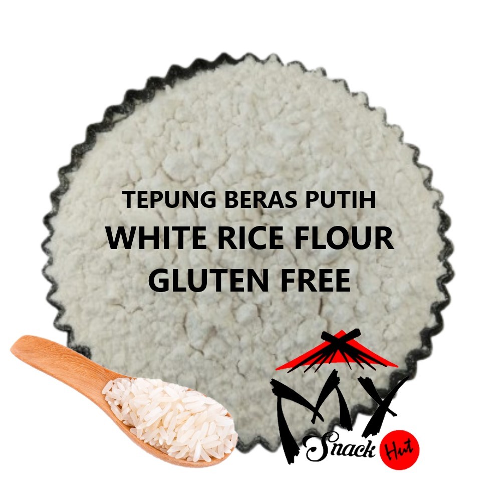 

TEPUNG BERAS PUTIH 100GR - NATURAL PURE ORGANIK WHITE RICE MPASI BEBAS GLUTEN FREE FLOUR POWDER