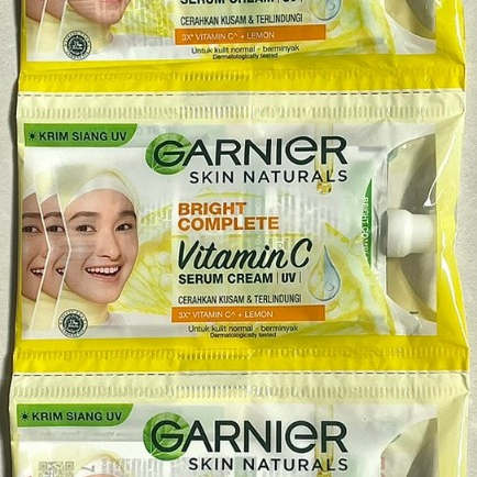 [PER PCS] Garnier Cream Complete (kuning) sachet 7ml