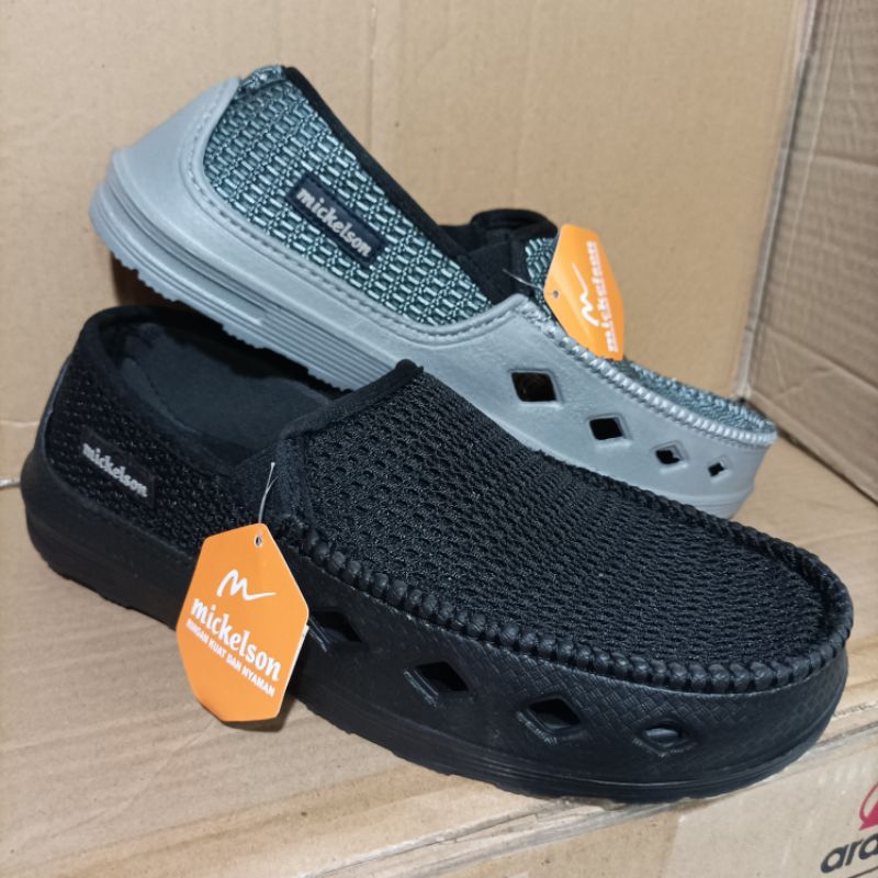 sepatu slip on karet pria Mickelson original by Ardiles ferari