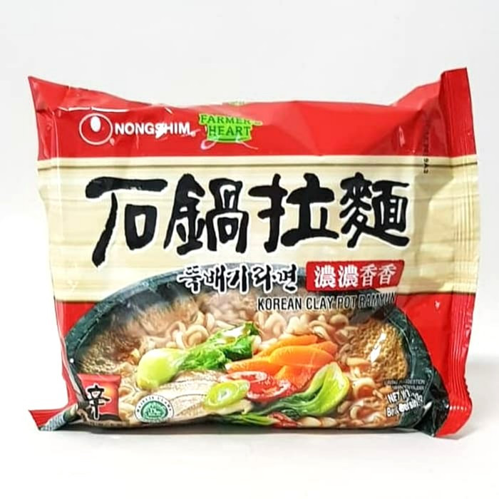 

NongShim Korea Clay Pot Ramyun 120g / Mie Korean Claypot