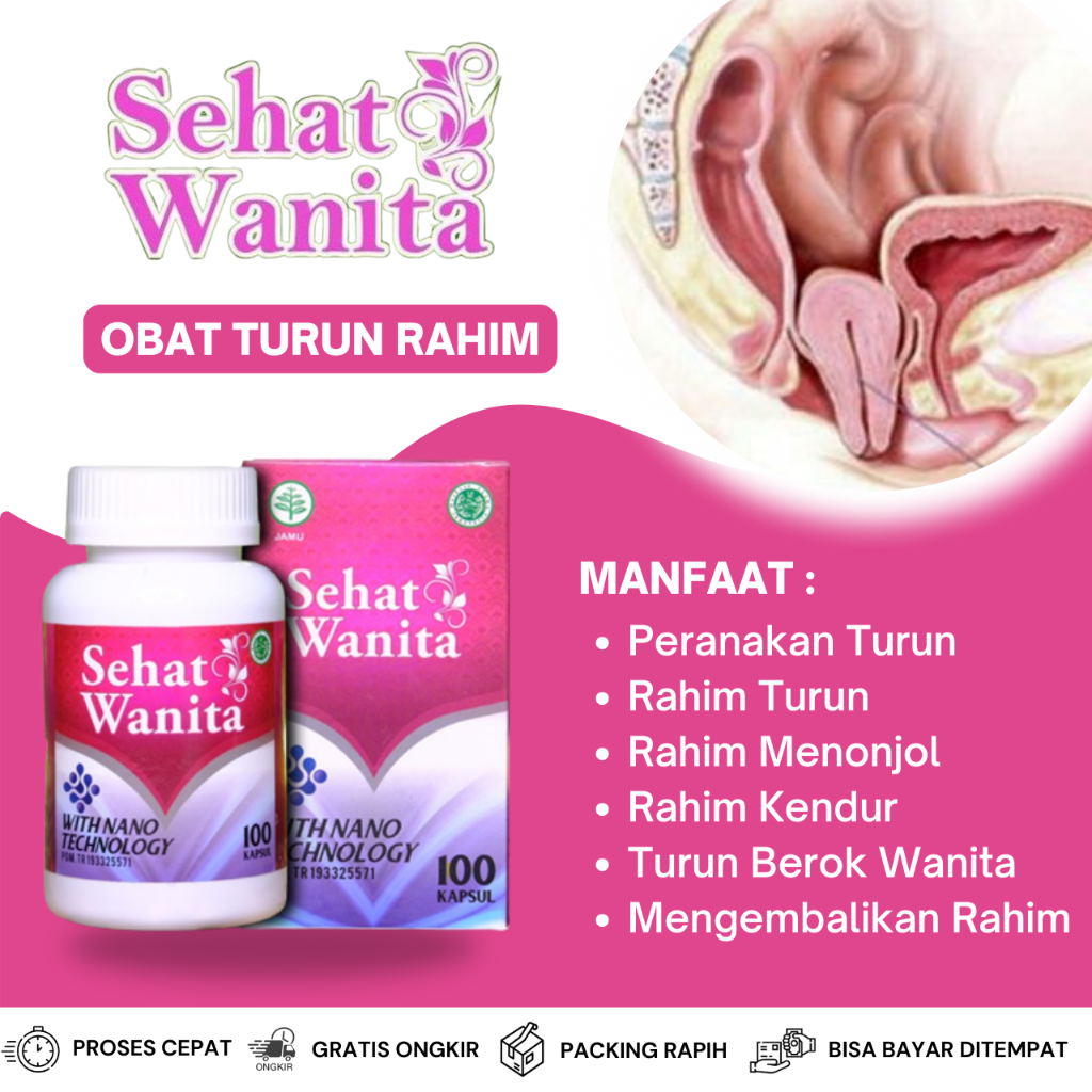 Obat Turun Peranakan, Obat Peranakan Turun, Obat Menaikan Peranakan Turun, Obat Rahim Menonjol, Obat