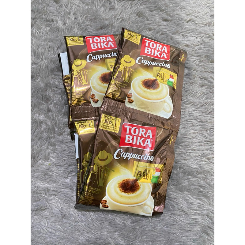 

kopi torabika cappucino renteng isi 10pcs 25gr