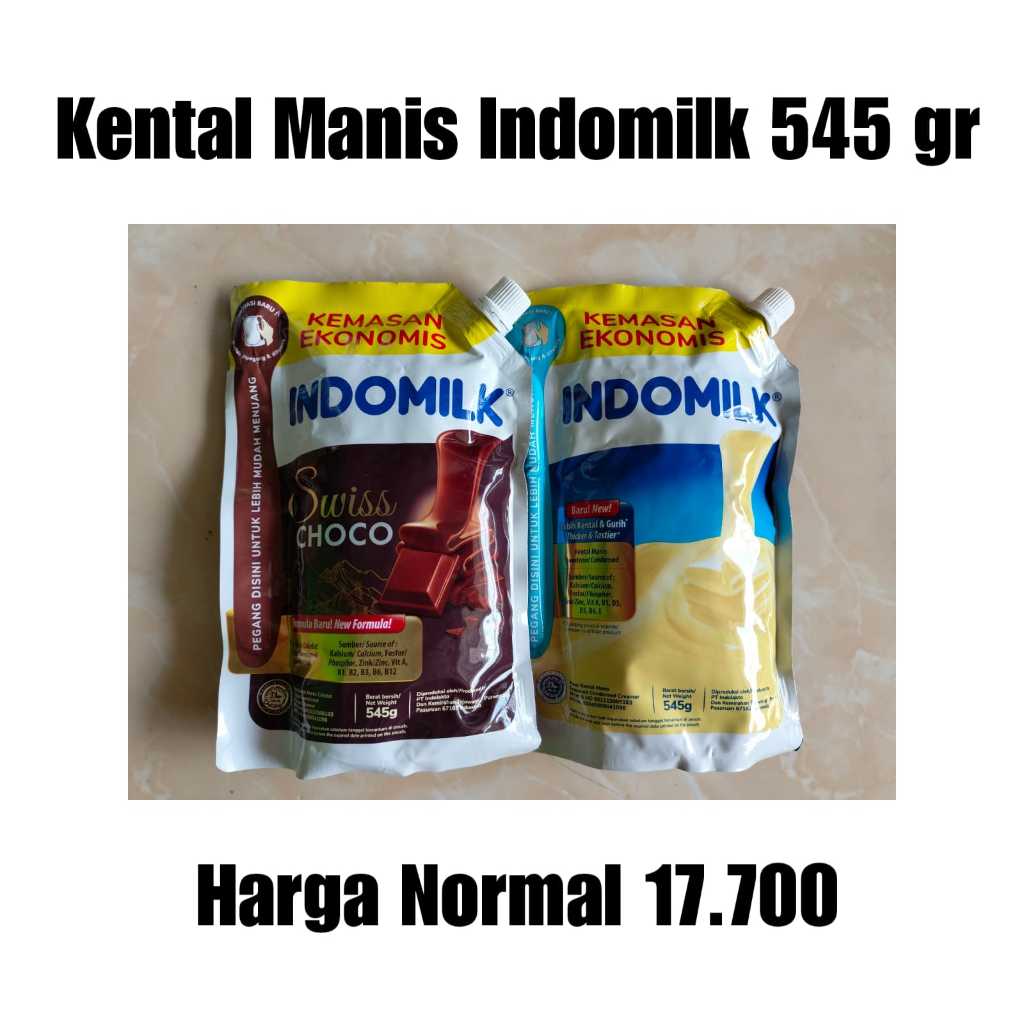 

INDOMILK SUSU KENTAL MANIS COKLAT 545 GRAM