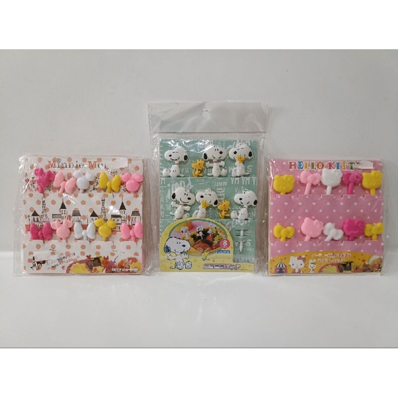 figure disney sanrio snoopy tusuk bento minnie hello kitty
