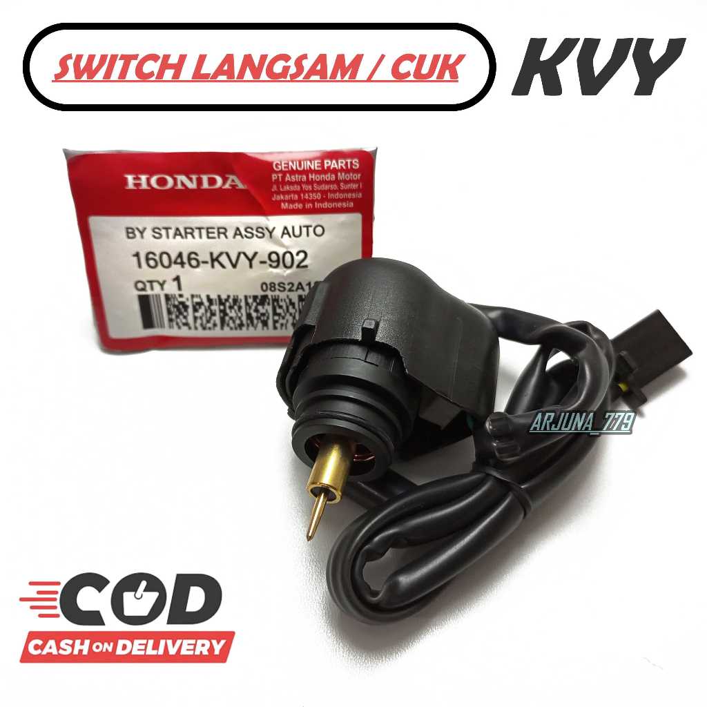 SWITCH LANGSAM BEAT KARBU KVY / SPACY / SCOOPY OTOMATIS CHOKE / CUK STATER BEAT OTOMATIS / CUK KARBU
