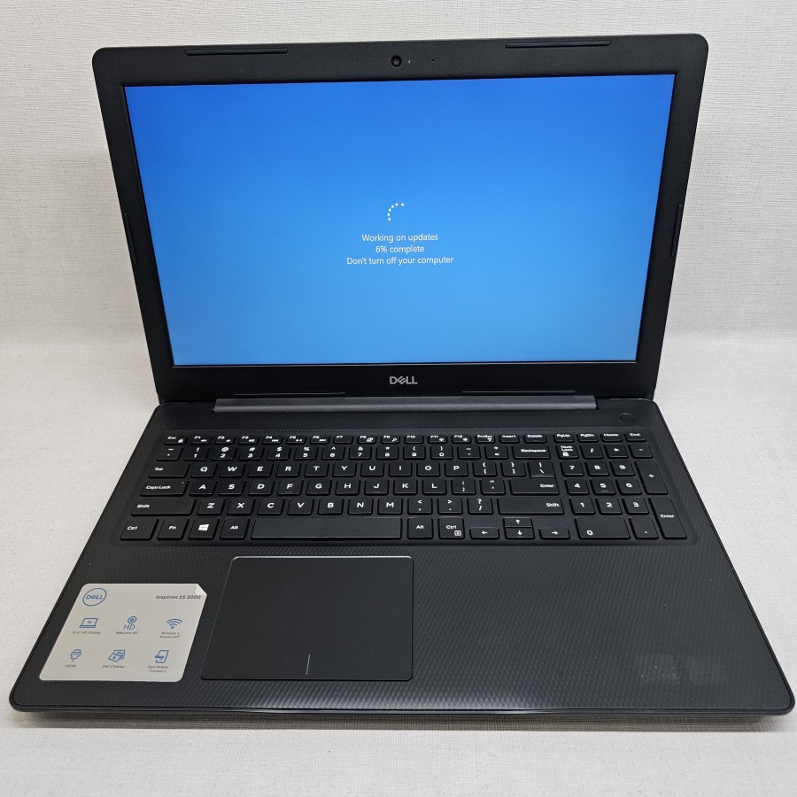 Laptop Bekas / Second Dell Inspiron 15 3595 AMD A9 Ram 4 GB 256 GB SSD VGA AMD