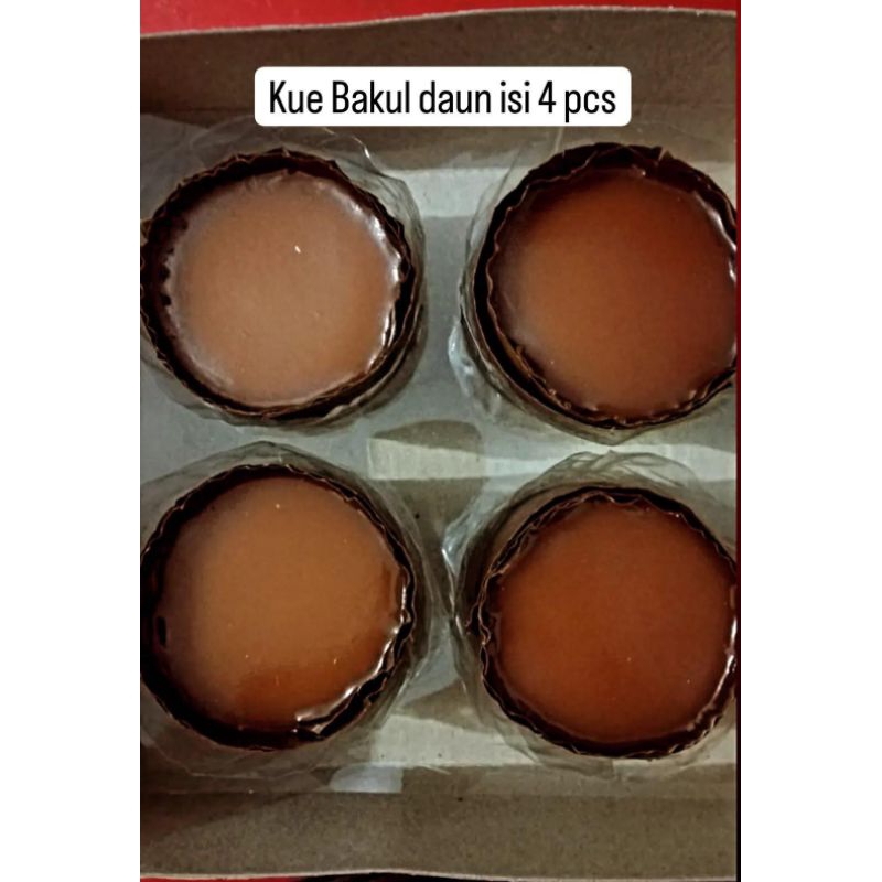 

Kue Bakul Daun /kue keranjang medan tanpa pengawet, asli homemade isi 2 dan 4pcs