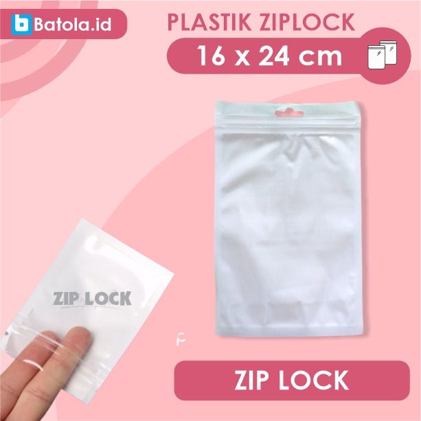 Plastik Ziplock | Plastik Klip  16 x 24 cm - Plastik Kemasan / Plastik Masker / Plastik Hijab