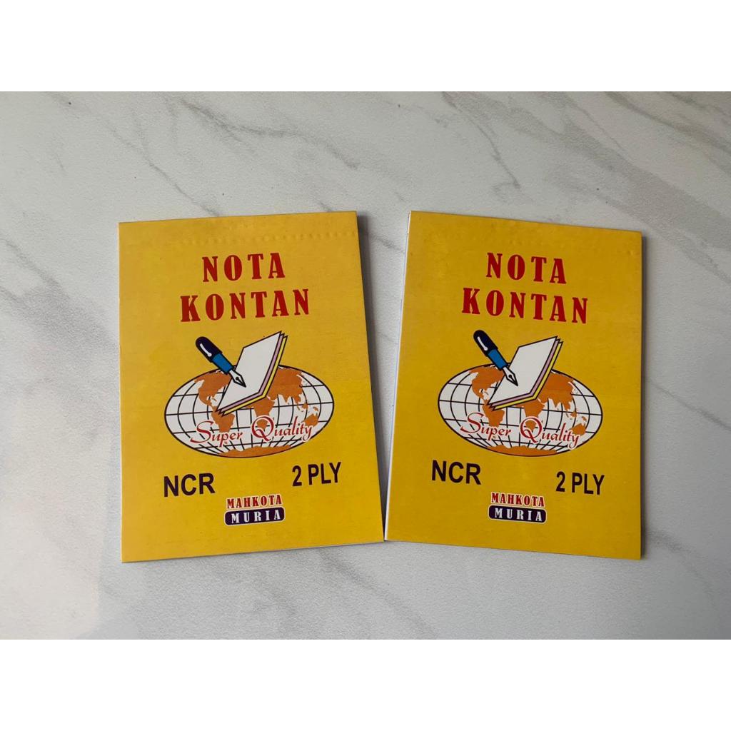 

NOTA 2 PLY NCR UKURAN 10 X 13,5 CM, NOTA KECIL