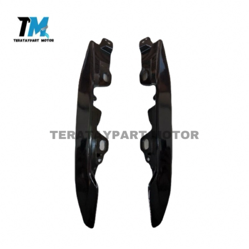 Body Behel Pegangan Jok Belakang Yamaha New Vixion led BK8 th 2017-2020 Hitam Metalik set Kanan kiri