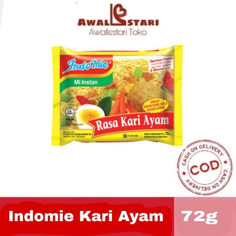 

Indomie Rasa Ayam Bawang / Mie Instan / Indomie