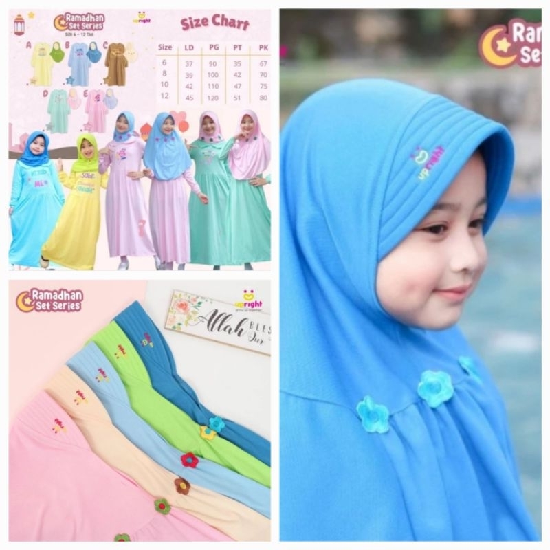 set gamis jilbab upright