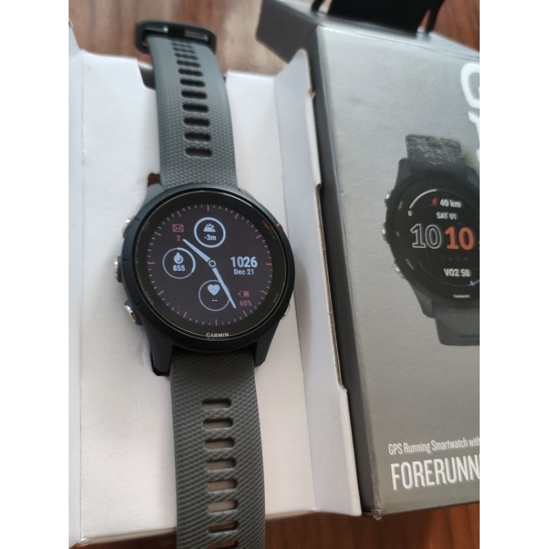 Garmin Forerunner 255 Hitam Bekas Garansi Resmi TAM sd 2025