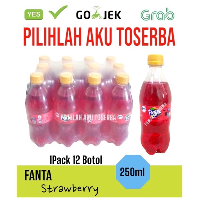 

Bayar Di Tempat Fanta Strawberry MINI Botol Pet Imut HARGA 1 PACK ISI 12 L58