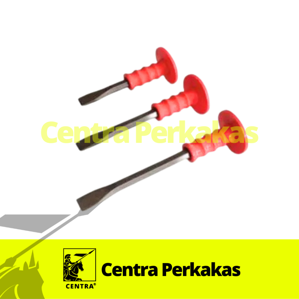 GLT Pahat Beton 12 Inch Pahat Topi Pelindung Tangan Cold Chisel Point Flat