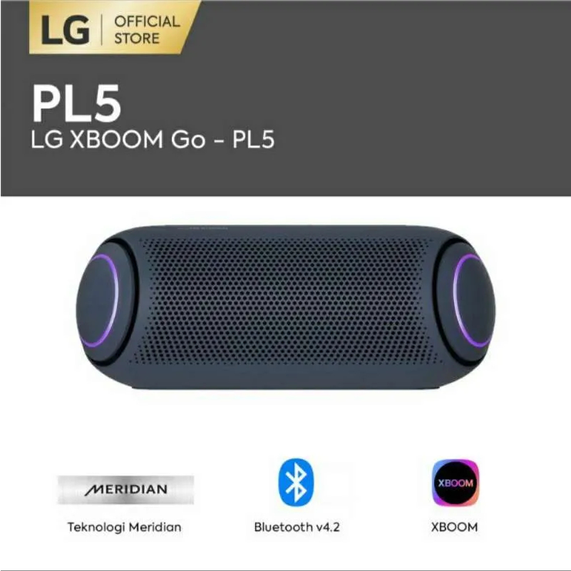 LG XBOOM PL5 - SPEAKER PORTABLE BLUETOOTH LG XBOOM GO WITH MERIDIAN