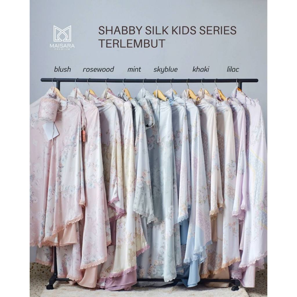 MUKENA SILK SHABBY KIDS MAISARA PREMIUM