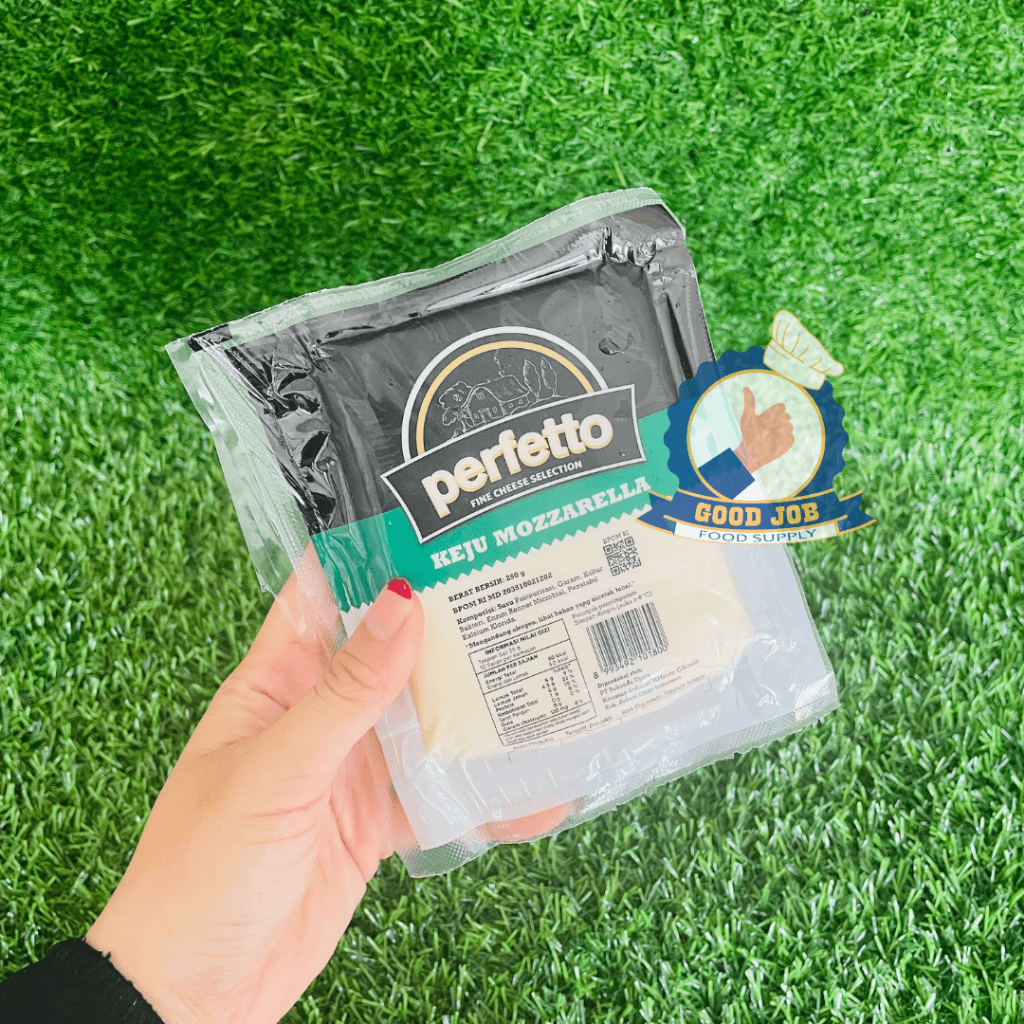 

PERFETTO Mozzarella Cheese Block Keju Mozarela 250g.