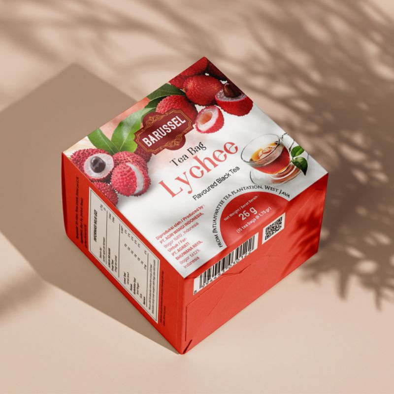 

MAR BARUSSEL Lychee Tea Teh Celup Rasa Leci