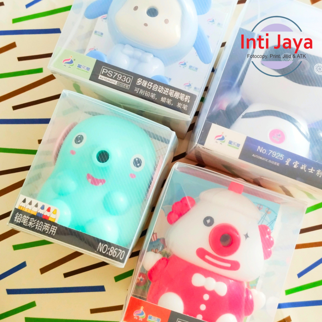 

Rautan Pensil Putar/ Rautan Meja Karakter