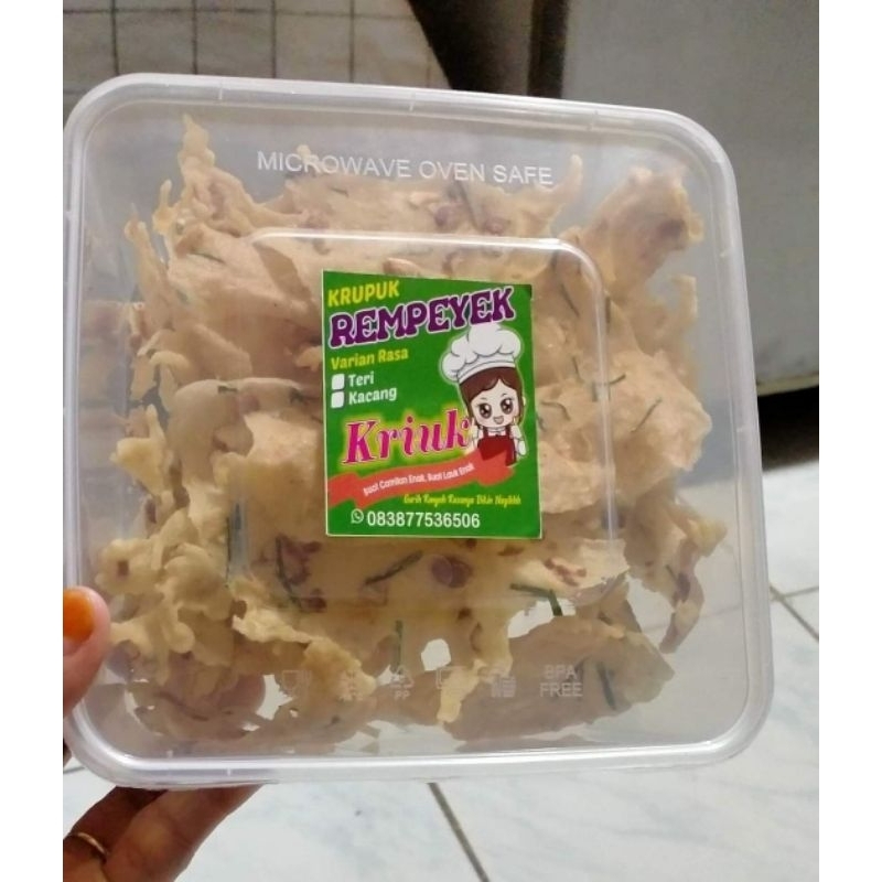 

Peyek kacang enak gurih dan renyah UK. large