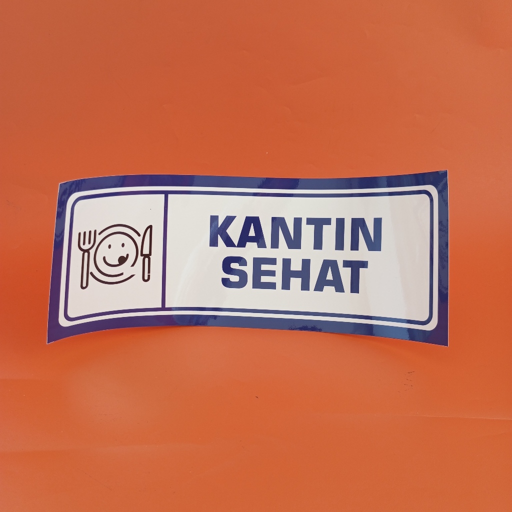 

Stiker Nama Ruangan Kantin Sehat - Papan Nama Ruangan Sekolah 11x30