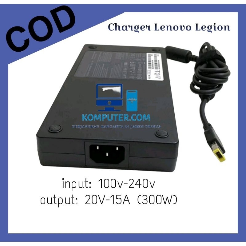 Charger laptop Lenovo Legion 20V-15A 300W Legion 5 7 pro 15 16 17 laptop yoga AIO 7 7-27ACH6