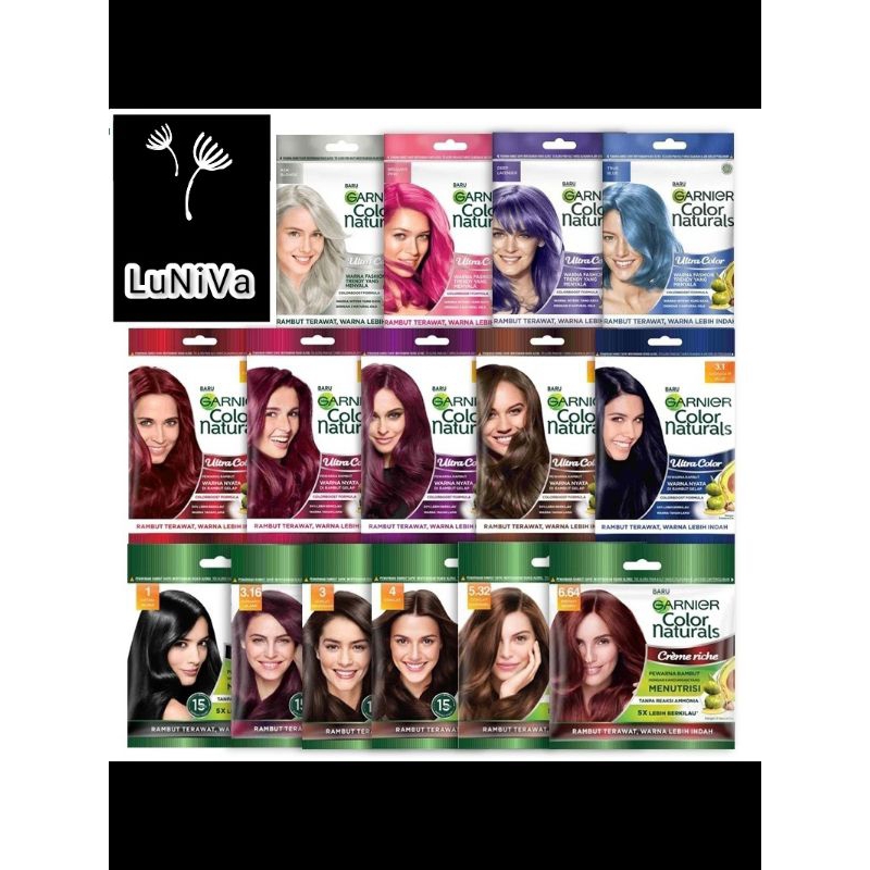 Garnier Semir Rambut berbagai Varian | Semir Rambut