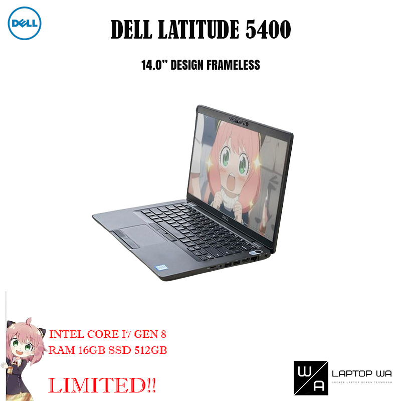 Dell Latitude 5400 Core I7 Gen 8 RAM 16GB SSD 512GB Termurah