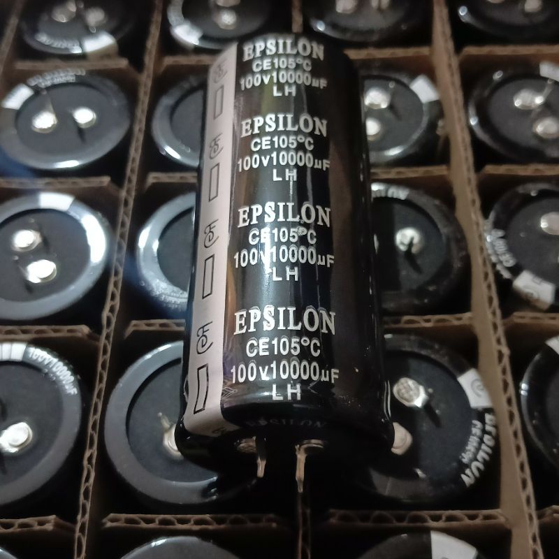 Elko Epsilon 10000uf 100V LH original Elko Epsilon LH 10000uf 100V Original