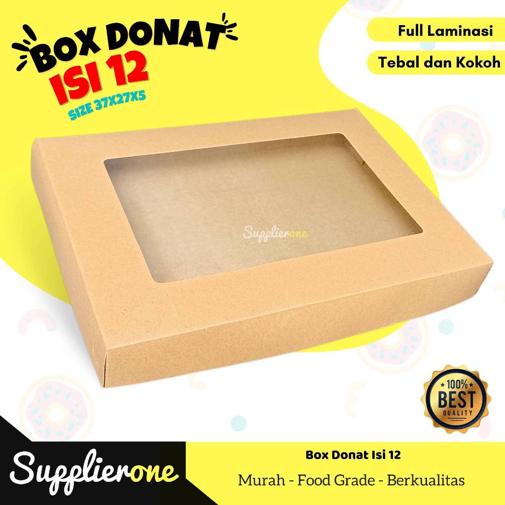 

Box Donat Isi 12 / Box Donat / Dus Kue / Kemasan Donat / Dus Roti / Dus Donut / Dus Donat isi 12 / Kotak Donat isi 12