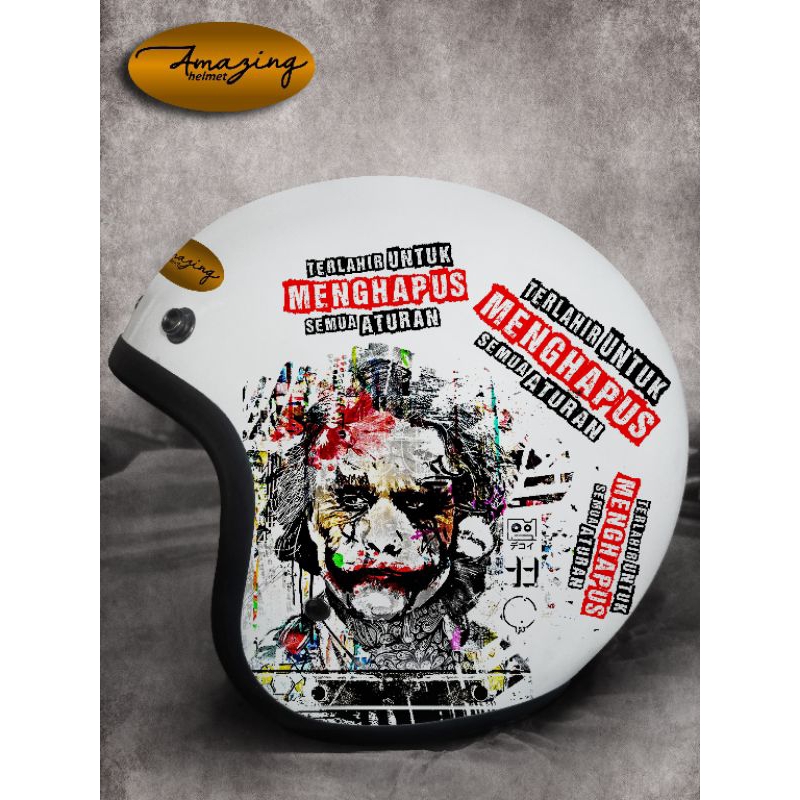 Helm Bogo Retro Klasik Joker
