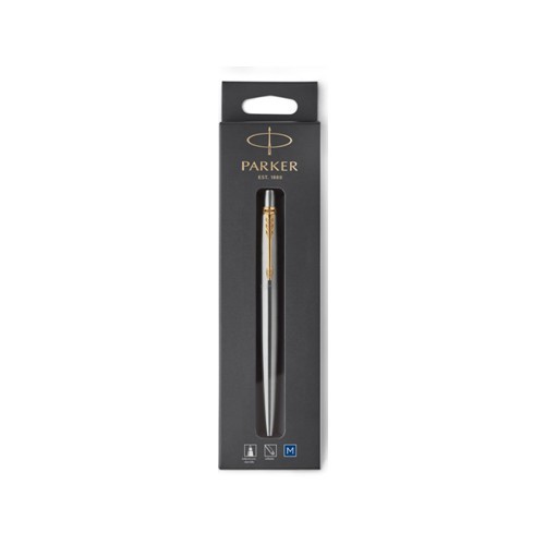 

Gramedia Surabaya - Parker Jotter Hangsell Stainless Steel Gold Trim Ballpoint Blue Ink 1953206