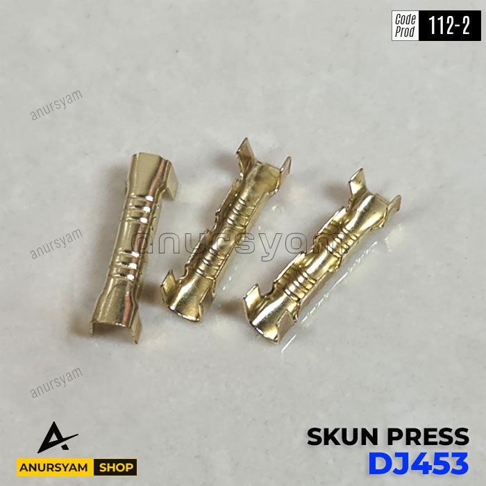 [112-2] 50 pcs Skun Press DJ453 / Skun Sambungan Kabel DJ 453