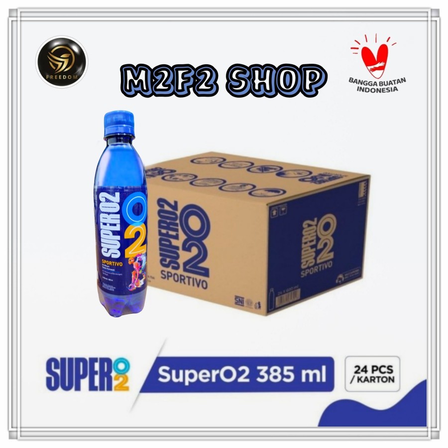 

Air De Mineral Oksigen Super O2 Sportivo - 385 ml (Kemasan Karton)